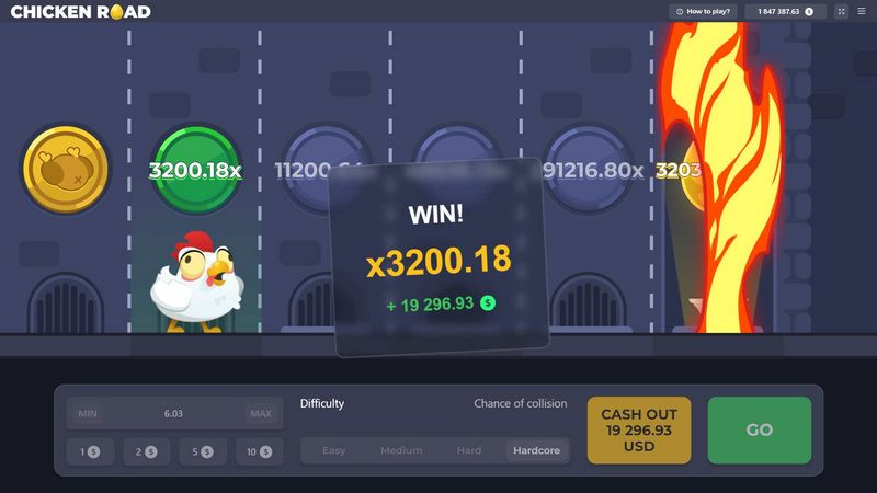 Juego Chicken Roadway